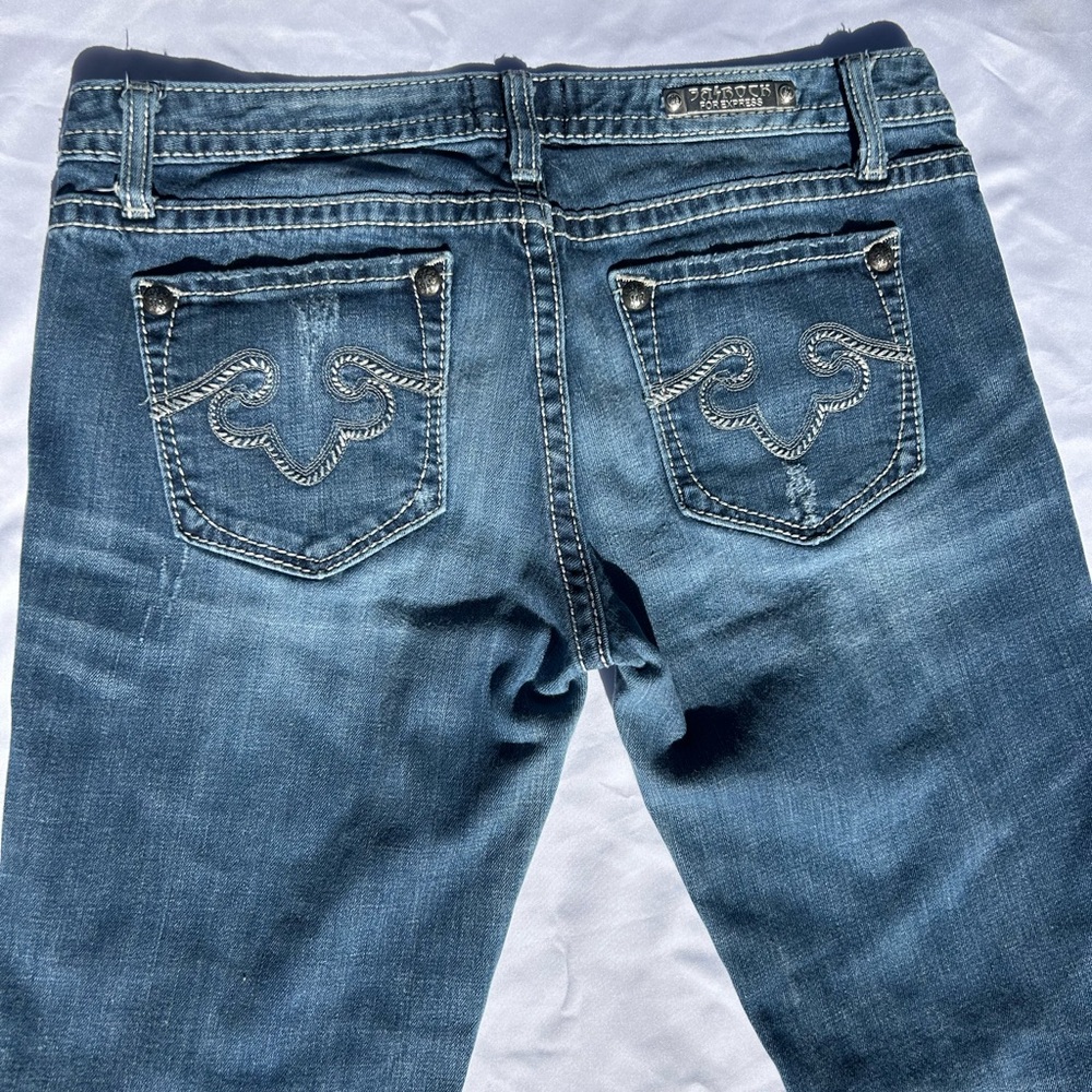 Express Women's Blue Boot Cut Jeans